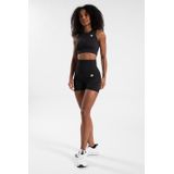 Gorilla Wear - Olivia Seamless Crop Top - Zwart - Katoen