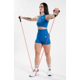 Gorilla Wear - Olivia - Crop Top - Blauw - Nylon/Spandex - 4-Delige Set