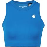 Gorilla Wear - Olivia - Crop Top - Blauw - Nylon/Spandex - 4-Delige Set