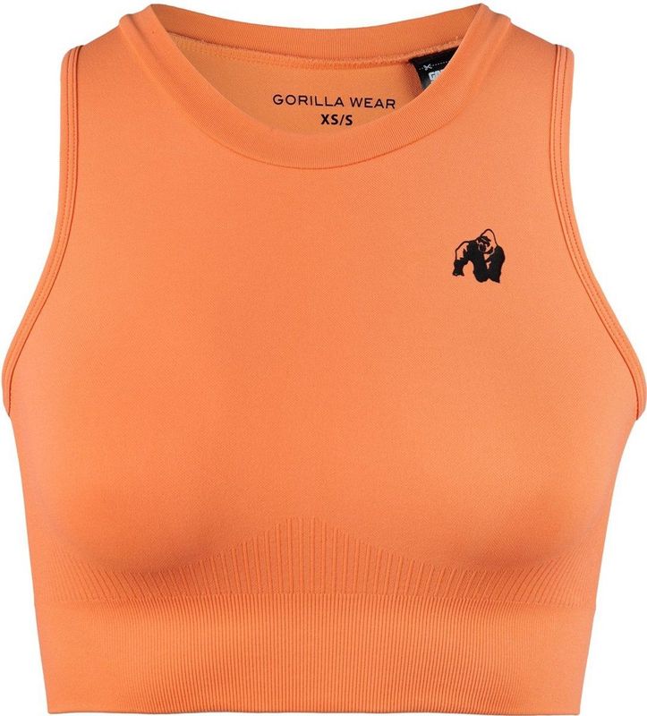 Gorilla Wear - Olivia Seamless - Crop Top - Perzik