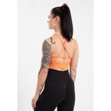 Gorilla Wear - Olivia - Sportbh - Perzik - 94% Nylon, 6% Spandex