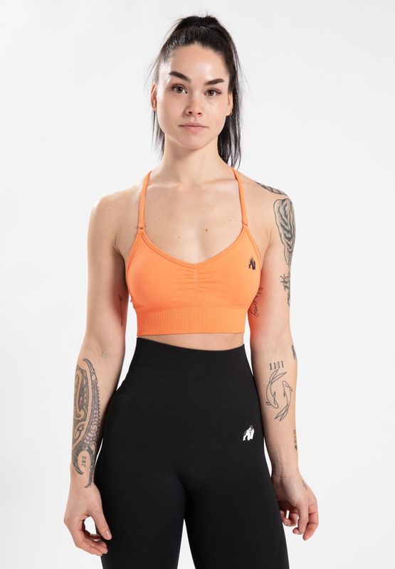 Gorilla Wear - Olivia - Sportbh - Perzik - 94% Nylon, 6% Spandex
