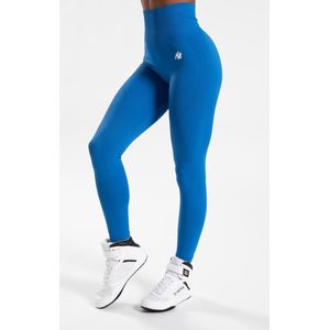 Gorilla Wear - Olivia Seamless Leggings - Blauw - Nylon Spandex - Hoog Getailleerd