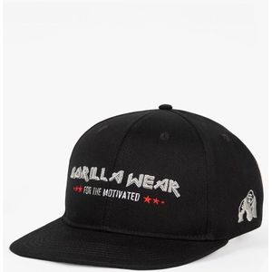 Gorilla Wear - Wayne - Snapback Pet - Zwart - 100% Katoen