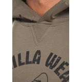 Gorilla Wear Marshall Mouwloze Hoodie - Legergroen