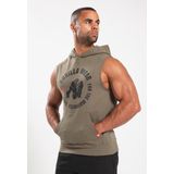 Gorilla Wear Marshall Mouwloze Hoodie - Legergroen