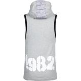 Gorilla Wear - Loretto Hooded Tank Top - Grijs Gemeleerd - Sporttop