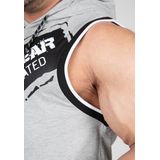 Gorilla Wear - Loretto Hooded Tank Top - Grijs Gemeleerd - Sporttop