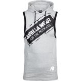 Gorilla Wear - Loretto Hooded Tank Top - Grijs Gemeleerd - Sporttop