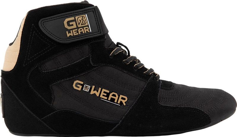 Gorilla Wear - Gwear Pro High Tops - Sportschoenen - Zwart/Goud - Stevige Pasvorm