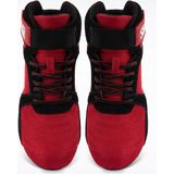 Gorilla Wear - Gwear Pro High Tops - Sportschoenen - Rood/Zwart - Stevige Pasvorm met Veters en Klittenbandsluiting