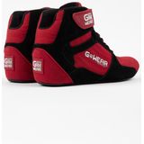 Gorilla Wear - Gwear Pro High Tops - Sportschoenen - Rood/Zwart - Stevige Pasvorm met Veters en Klittenbandsluiting