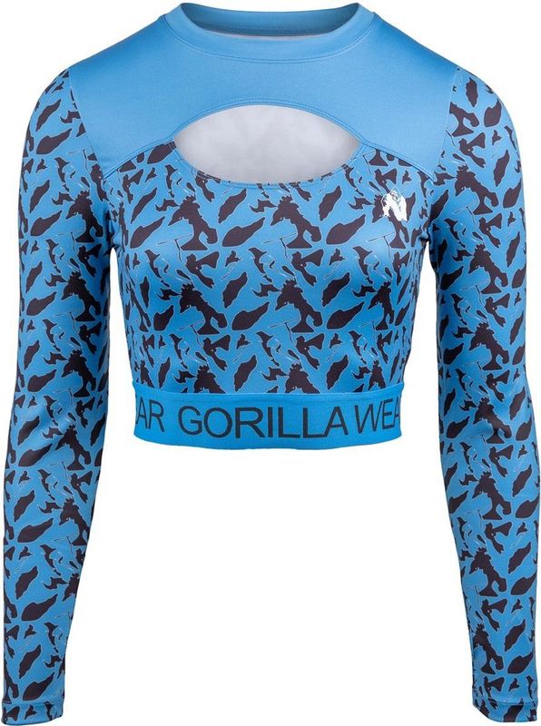 Gorilla Wear Osseo Long Sleeve - Blauw
