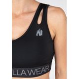 Gorilla Wear - Osseo - Sport BH - Zwart - Verstelbare Schouderbanden