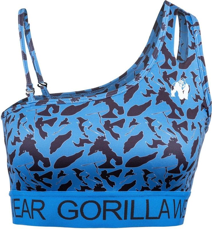Gorilla Wear - Osseo - Sportbeha - Blauw - Medium Ondersteuning