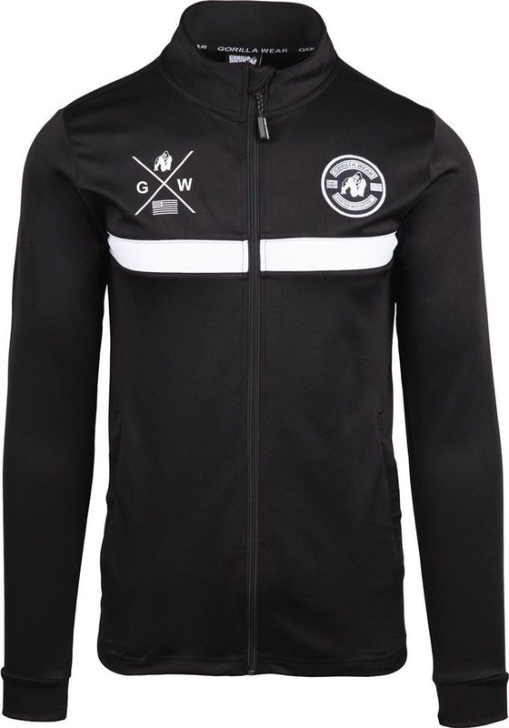 Gorilla Wear Vernon Trainingsjas - Track Jacket - Zwart