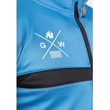 Gorilla Wear - Vernon - Trainingsjas - Blauw - Mix van Stoffen