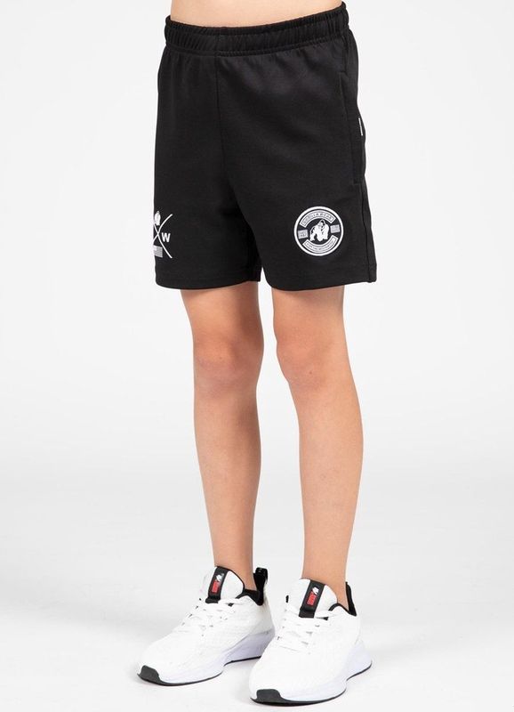 Gorilla Wear - Vernon Korte Broeken - Zwart - 85% Polyester 15% Elastaan