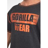 Gorilla Wear - Wallace Workout Top - Grijs - Loose Fit - Onafgewerkte Randen