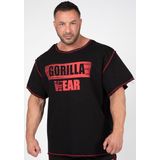 Gorilla Wear Wallace Workout Top - Zwart Rood