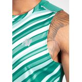 Gorilla Wear - Easton Tank Top - Groen/Wit - Gerecycled Polyester