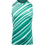 Gorilla Wear - Easton Tank Top - Groen/Wit - Gerecycled Polyester