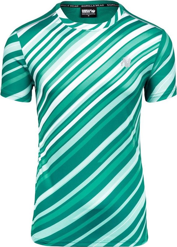 Gorilla Wear Easton T-shirt - Groen Wit