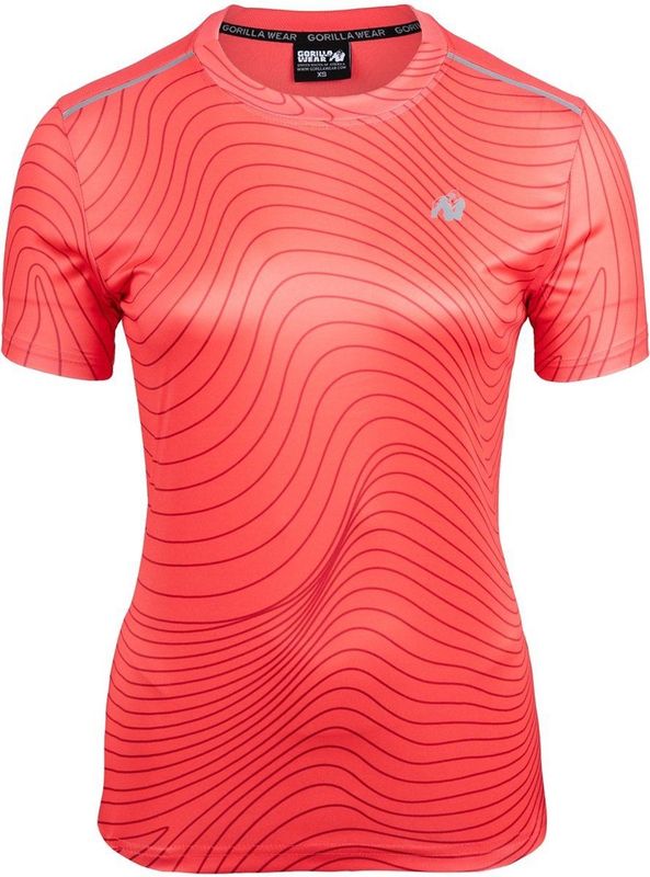 Gorilla Wear - Mokena - Sportshirt - Rood - Gerecycled Polyester