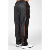 Gorilla Wear - Wallace Mesh Pants - Grijs/Oranje - Polyester - Loose Fit