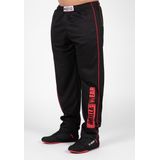 Gorilla Wear Wallace Mesh Pants - Zwart/Rood - 2XL/3XL