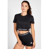 Gorilla Wear Colby Cropped T-shirt - Zwart