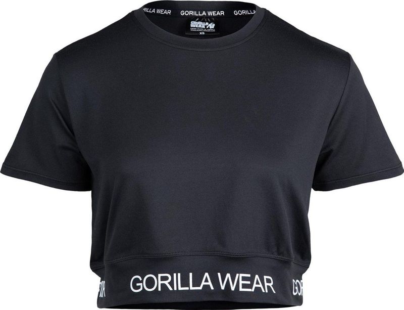 Gorilla Wear Colby Cropped T-shirt - Zwart