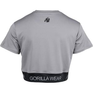 Colby Cropped T-Shirt - Gray - XS