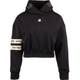 Gorilla Wear Tracey Cropped Hoodie - Zwart