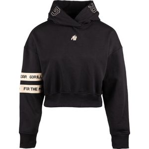 Gorilla Wear Tracey Cropped Hoodie - Zwart