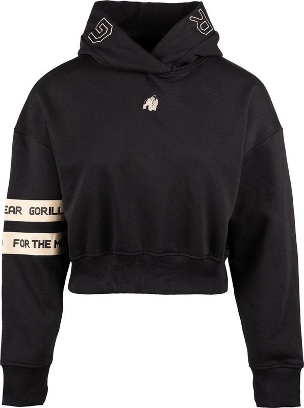 Gorilla Wear Tracey Cropped Hoodie - Zwart