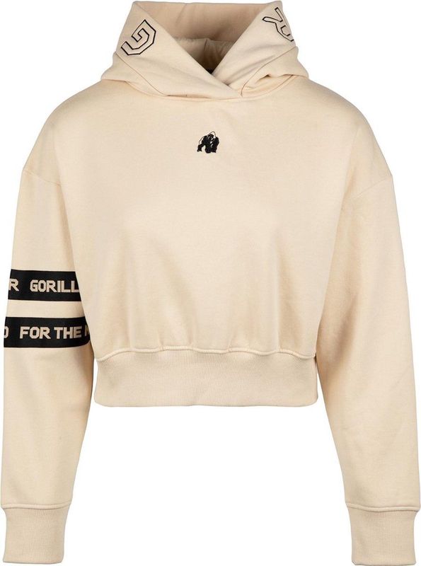 Gorilla Wear Tracey Cropped Hoodie - Beige