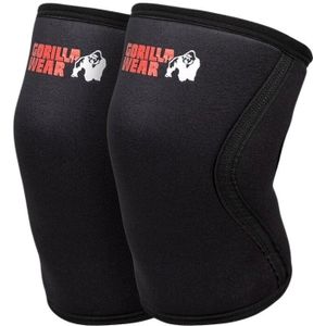 Gorilla Wear - Knee Sleeves - Zwart - 5mm Dikte - Verkocht Per Paar