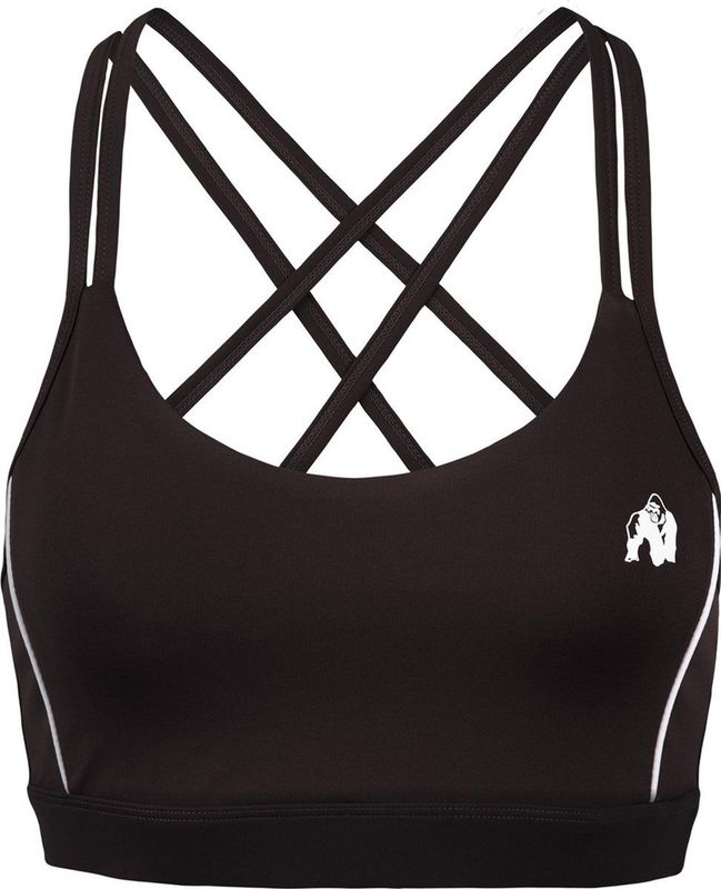 Gorilla Wear - Arizona - Sportbeha - Zwart - Gerecycled Polyester