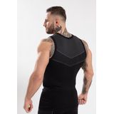 Gorilla Wear - Norton - Tanktop - Zwart - Nauwsluitende Pasvorm - Hoge Compressie
