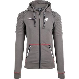 Gorilla Wear Georgia Zipped Hoodie - Grijs