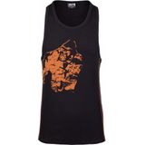Gorilla Wear - Monterey - Tanktop - Zwart/Oranje