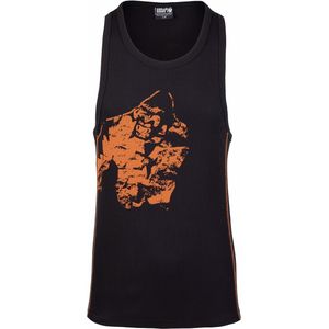 Gorilla Wear - Monterey - Tanktop - Zwart/Oranje