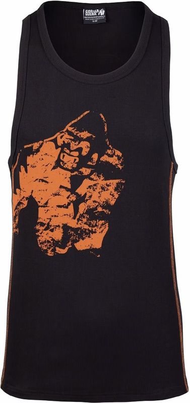 Gorilla Wear - Monterey - Tanktop - Zwart/Oranje