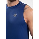 Gorilla Wear - Easton Tank Top - Blauw - Gerecycled Polyester