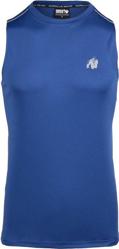 Gorilla Wear - Easton Tank Top - Blauw - Gerecycled Polyester