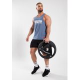 Gorilla Wear - Classic Tank Top - Coronet Blauw - Organisch Katoen - Regular Pasvorm