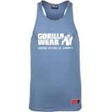 Gorilla Wear - Classic Tanktop - Koronet Blauw - 100% Organisch Katoen