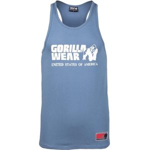 Gorilla Wear - Classic Tanktop - Koronet Blauw - 100% Organisch Katoen