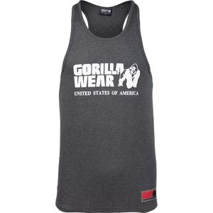 Gorilla Wear - Classic Tanktop - Donkergrijs - 100% Organisch Katoen
